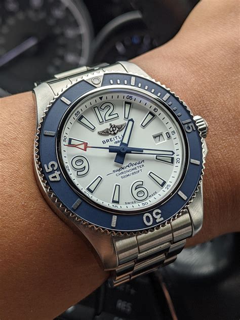 breitling oceab|breitling superocean 42 white dial.